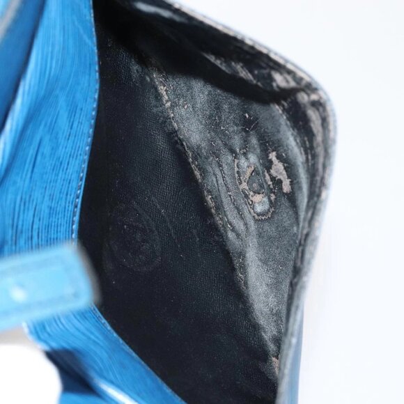 LOUIS VUITTON Epi June Feuille MM Shoulder Bag Blue M52155 LV Auth 82031 - Picture 13 of 16